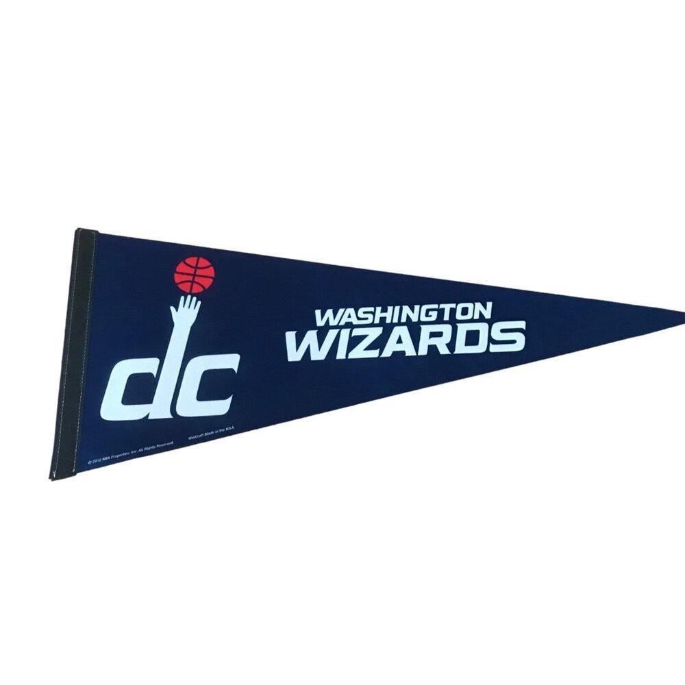 Washington Wizards Pennant NBA WinCraft 2012 Basketball 12 X 30"